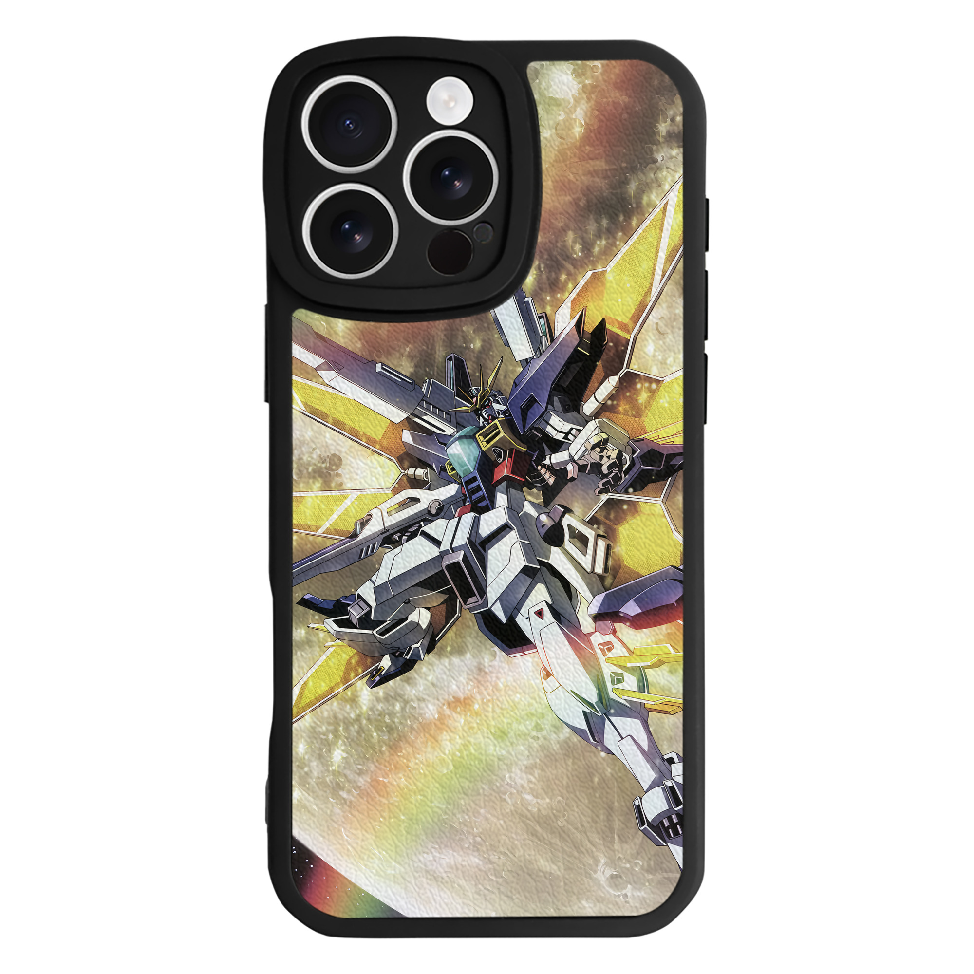 （画像用） 機動戦士ガンダム Mobile Suit Gundam 【iPhone 16シリーズ対応】シリコンスマホケース（レザー調） 材質：シリコン